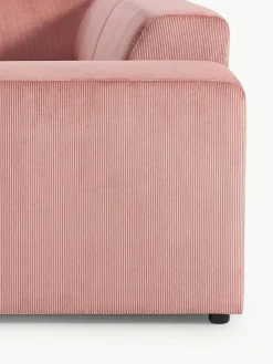 Grote hoekbank Melva (4-zits) van corduroy^Westwing Collection Outlet