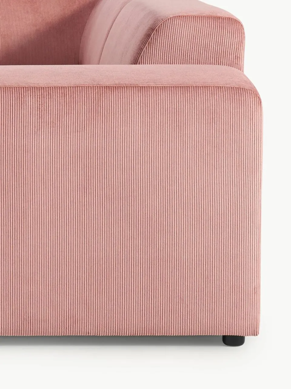 Grote hoekbank Melva (4-zits) van corduroy^Westwing Collection Outlet