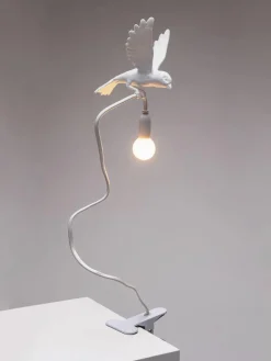Grote klem tafellamp Sparrow, verstelbaar^SELETTI Hot