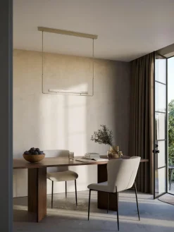 Grote LED hanglamp Alena van albast^Westwing Collection Hot