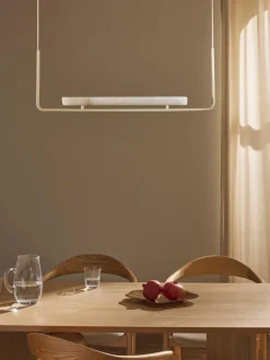 Grote LED hanglamp Alena van albast^Westwing Collection Hot