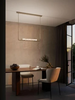 Grote LED hanglamp Alena van albast^Westwing Collection Hot