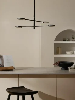 Grote LED hanglamp Odeon met verstelbare lamparmen^Westwing Collection New