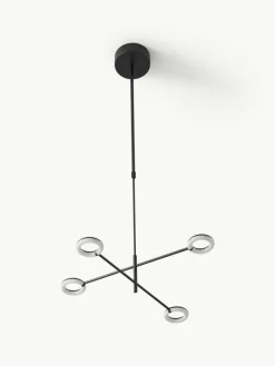 Grote LED hanglamp Odeon met verstelbare lamparmen^Westwing Collection New
