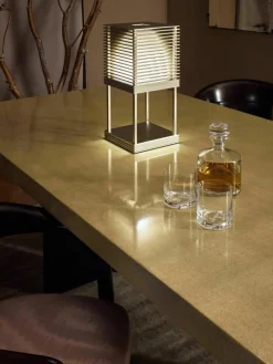 Grote LED tafellamp Miya, dimbaar^Armani Casa Online
