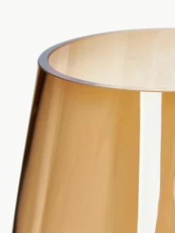 Grote mondgeblazen glazen vaas Luster, H 35 cm^Westwing Collection Fashion