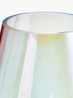 Grote mondgeblazen glazen vaas Rainbow, H 35 cm^Westwing Collection Discount