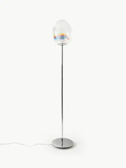 Grote mondgeblazen LED vloerlamp Stellar Nebula, dimbaar^Artemide Online