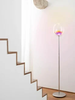 Grote mondgeblazen LED vloerlamp Stellar Nebula, dimbaar^Artemide Online