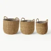 Grote plantenmandenset Sophy met binnenfolie, set van 3^Westwing Outlet
