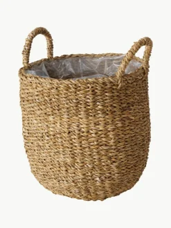 Grote plantenmandenset Sophy met binnenfolie, set van 3^Westwing Outlet
