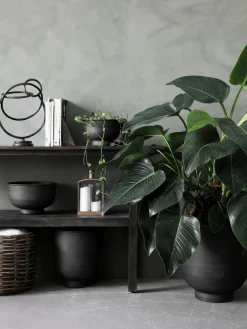 Grote plantenpotten Vig van metaal, set van 2^House Doctor Sale