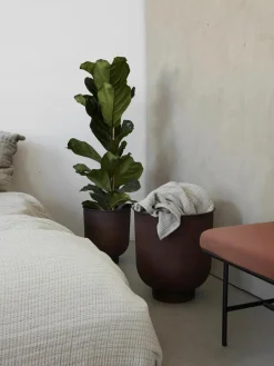 Grote plantenpotten Vig van metaal, set van 2^House Doctor Discount
