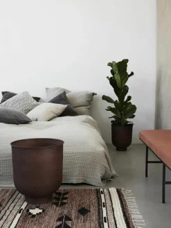 Grote plantenpotten Vig van metaal, set van 2^House Doctor Discount