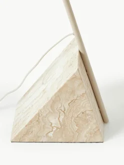 Grote Reyna leeslamp met travertin voet^Westwing Collection Sale