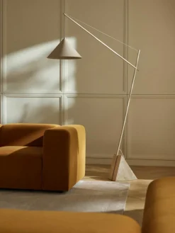 Grote Reyna leeslamp met travertin voet^Westwing Collection Sale