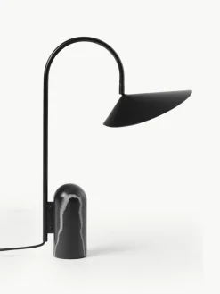 Grote tafellamp Arum met marmeren voet, verstelbaar^ferm LIVING Best