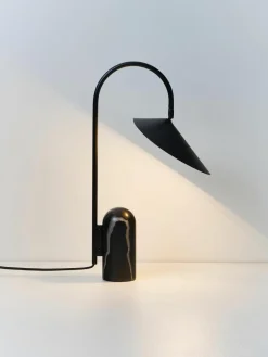 Grote tafellamp Arum met marmeren voet, verstelbaar^ferm LIVING Best