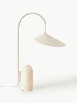 Grote tafellamp Arum met marmeren voet, verstelbaar^ferm LIVING Best