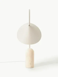 Grote tafellamp Arum met marmeren voet, verstelbaar^ferm LIVING Best
