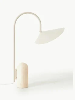 Grote tafellamp Arum met marmeren voet, verstelbaar^ferm LIVING Best