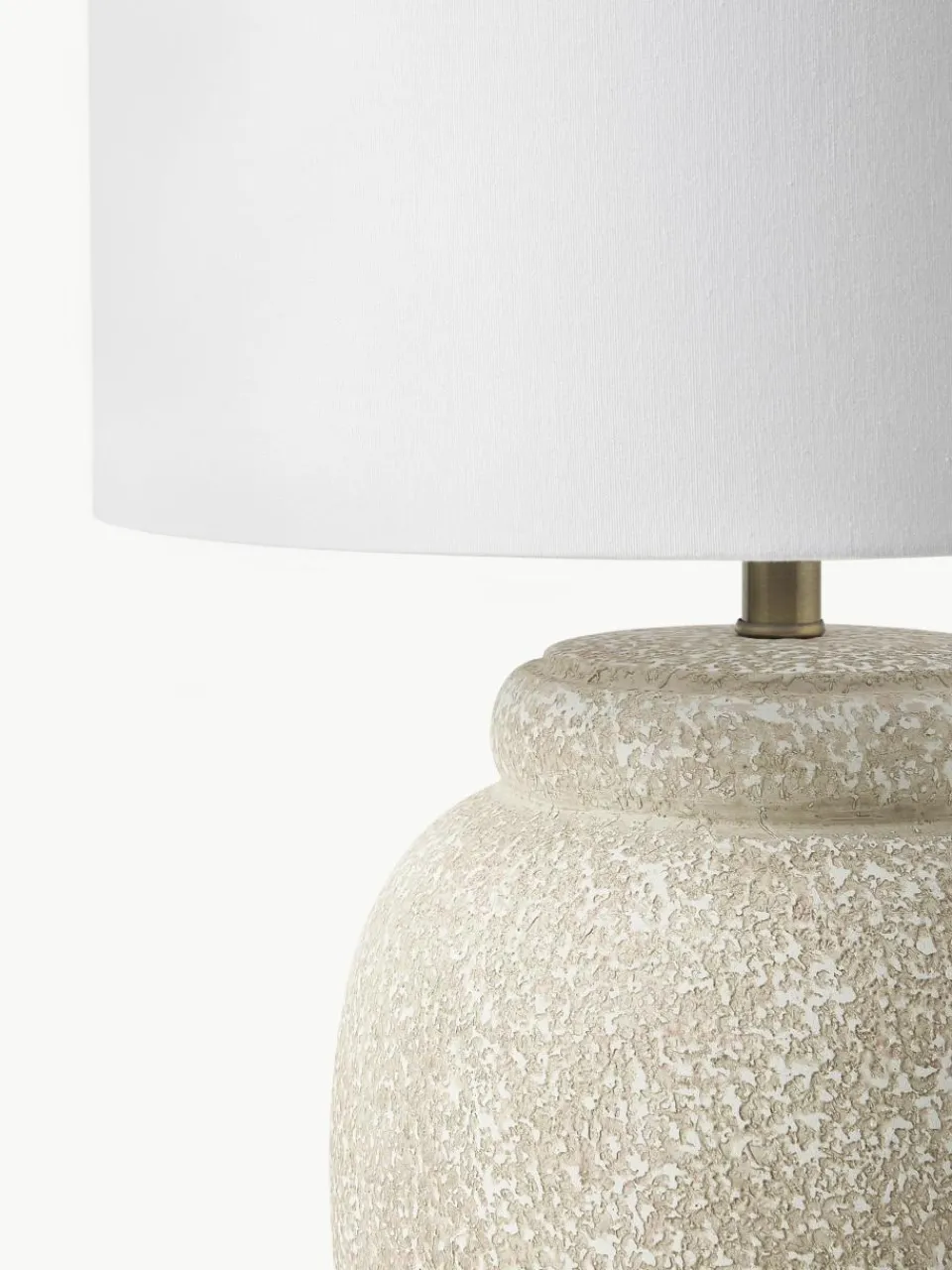 Grote tafellamp Bodhi met keramische voet^Westwing Collection Fashion