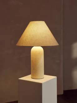Grote tafellamp Gia met marmeren voet^Westwing Collection Clearance