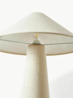 Grote tafellamp Ilena van linnen^Westwing Collection Hot