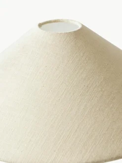 Grote tafellamp Ilena van linnen^Westwing Collection Hot