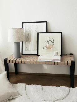 Grote tafellamp Kaya betonnen voet^Westwing Collection Fashion