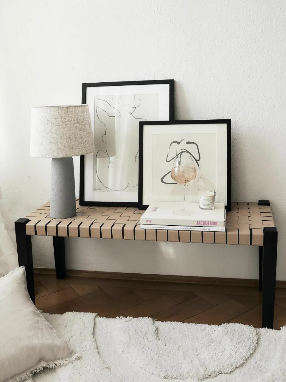 Grote tafellamp Kaya betonnen voet^Westwing Collection Fashion