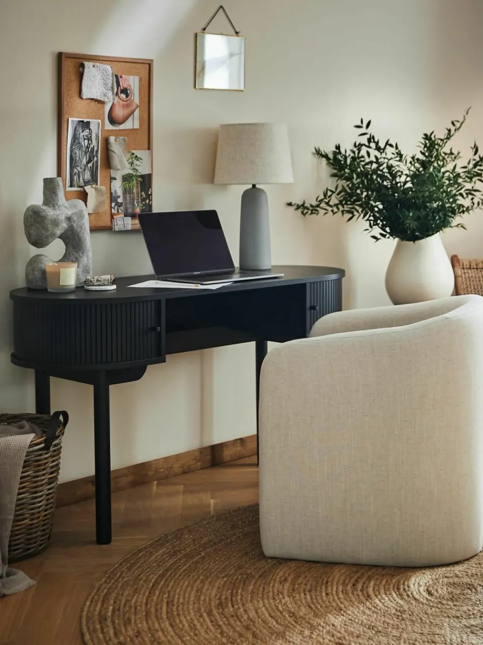 Grote tafellamp Kaya betonnen voet^Westwing Collection Fashion