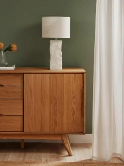 Grote tafellamp Kiri met betonnen voet^Westwing Collection Fashion