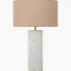 Grote tafellamp Mosaik betonnen voet^Westwing Collection New