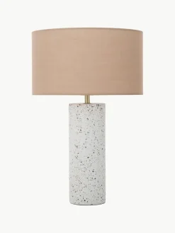 Grote tafellamp Mosaik betonnen voet^Westwing Collection New