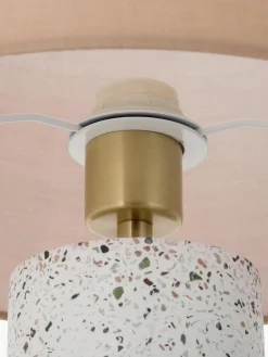 Grote tafellamp Mosaik betonnen voet^Westwing Collection New