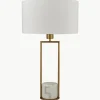 Grote tafellamp Quebec met marmeren voet^Westwing Fashion