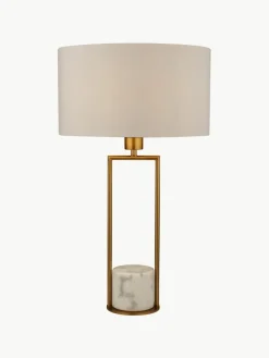 Grote tafellamp Quebec met marmeren voet^Westwing Fashion