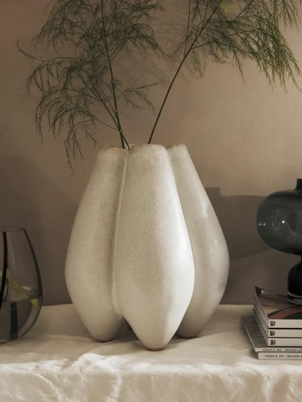 Grote vaas Frida van keramiek, H 31 cm^Westwing Collection Outlet