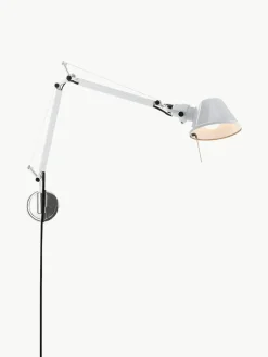 Grote verstelbare wandlamp Tolomeo Micro met stekker^Artemide New