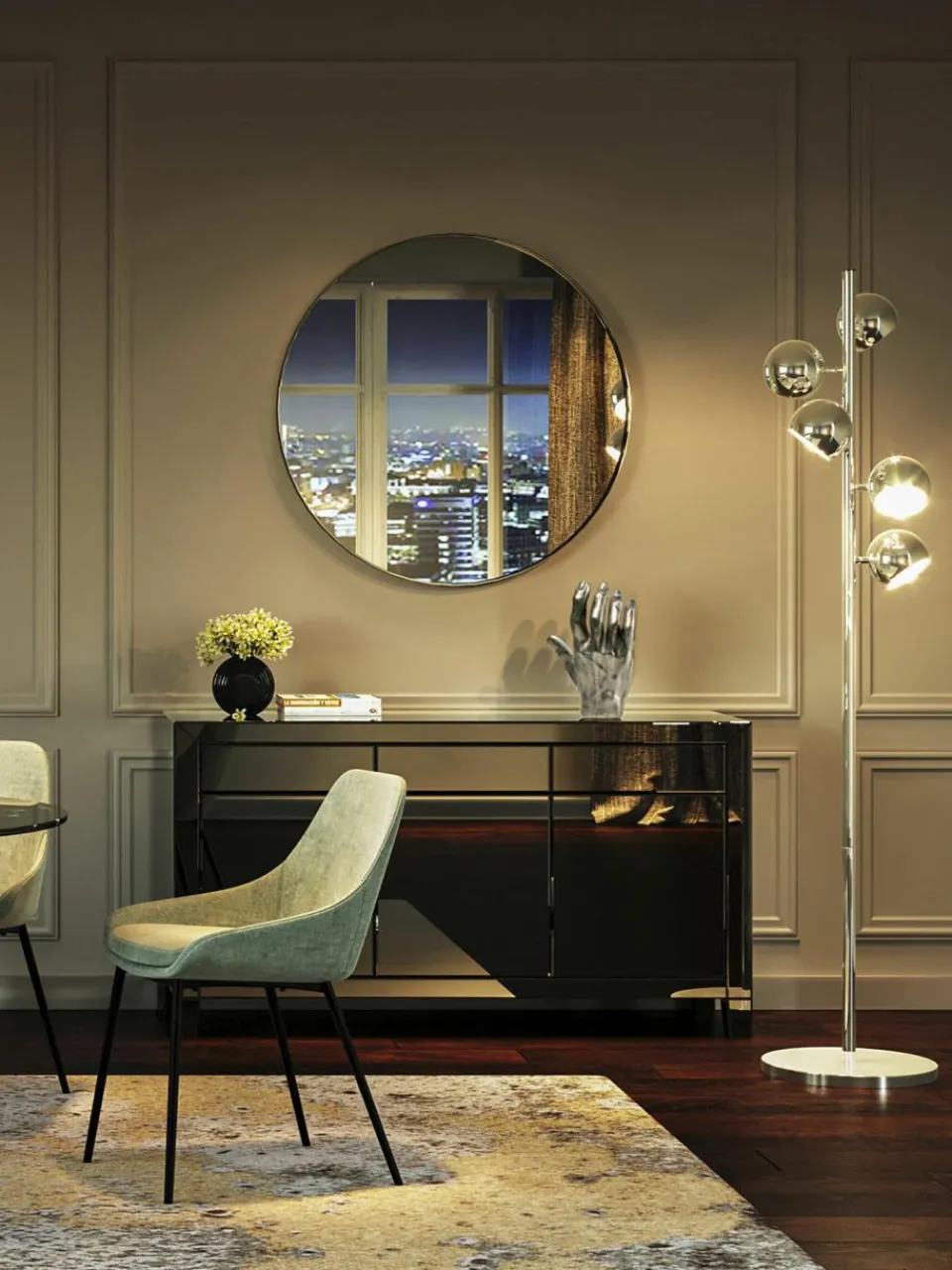 Grote vloerlamp Calotta^Kare Design Sale