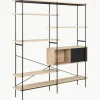 Grote wandkast Angus van hout en metaal^Westwing Discount
