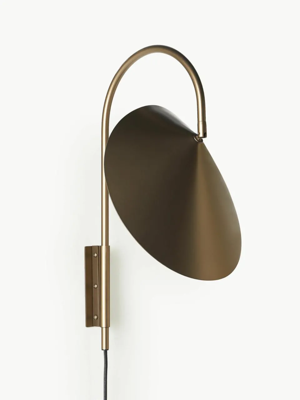 Grote wandlamp Arum met stekker, verstelbaar^ferm LIVING Hot