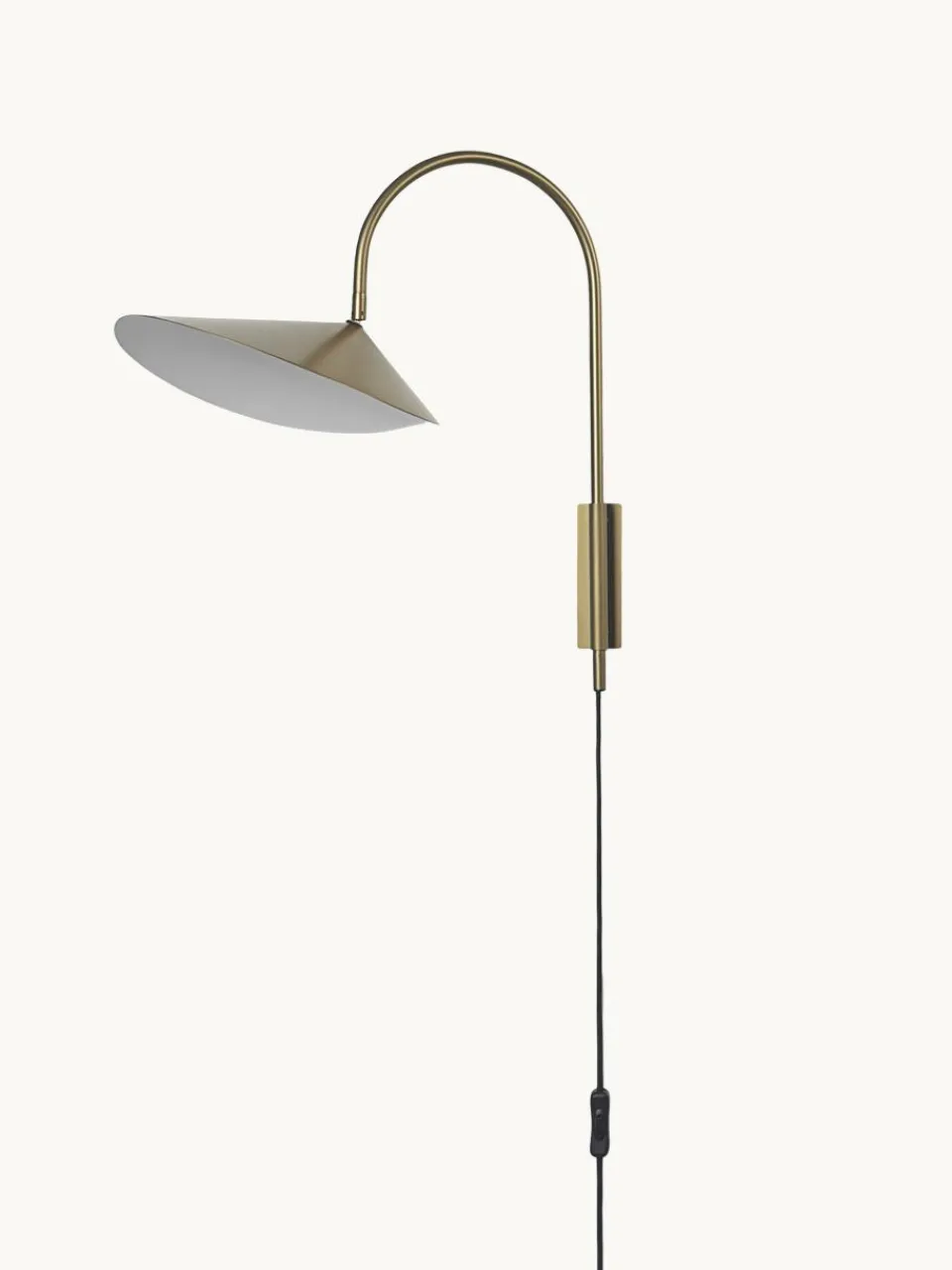 Grote wandlamp Arum met stekker, verstelbaar^ferm LIVING Hot