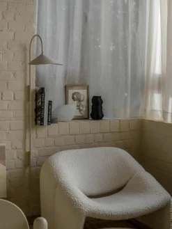 Grote wandlamp Arum met stekker, verstelbaar^ferm LIVING Discount