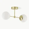 Grote wandlamp Beth van opaalglas^Westwing Collection Sale