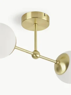 Grote wandlamp Beth van opaalglas^Westwing Collection Sale