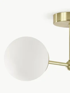 Grote wandlamp Beth van opaalglas^Westwing Collection Sale