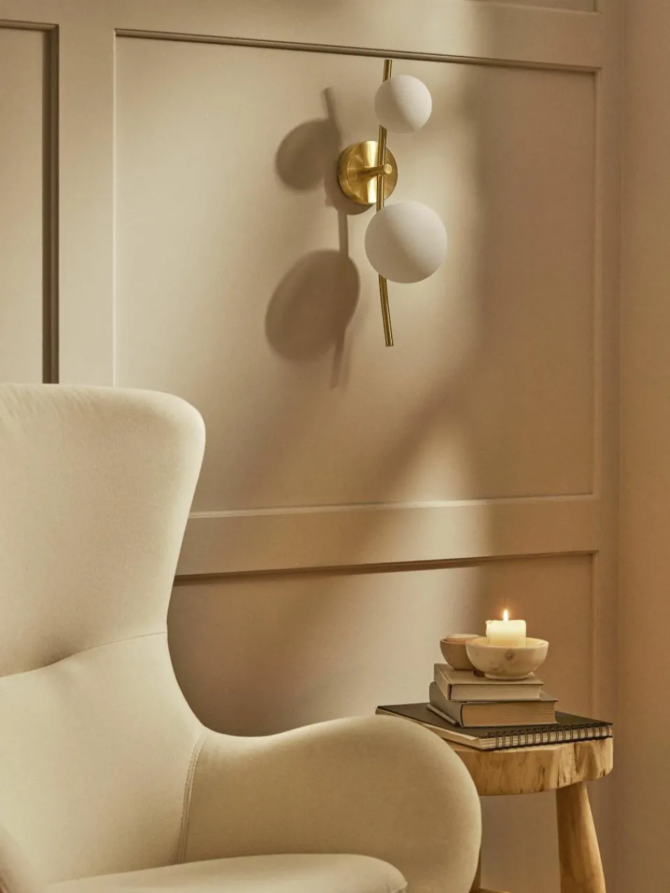 Grote wandlamp Nebo^Westwing Collection Discount