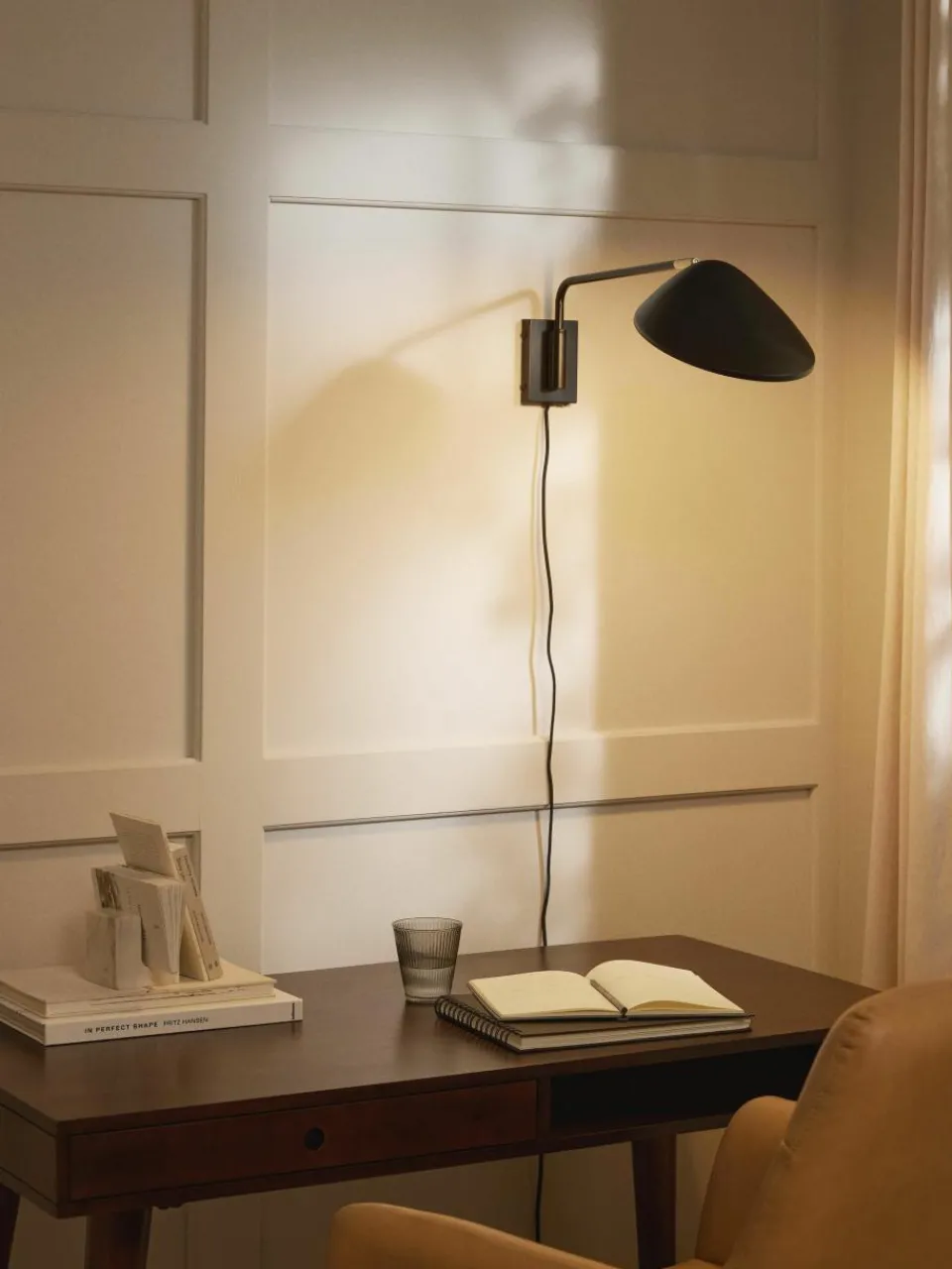 Grote wandlamp Neron met stekker^Westwing Collection Best